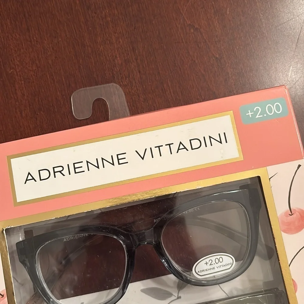 Brand New Adrienne Vittadini Set 3 Pairs of Pastel Premium Reading Glasses +2.00